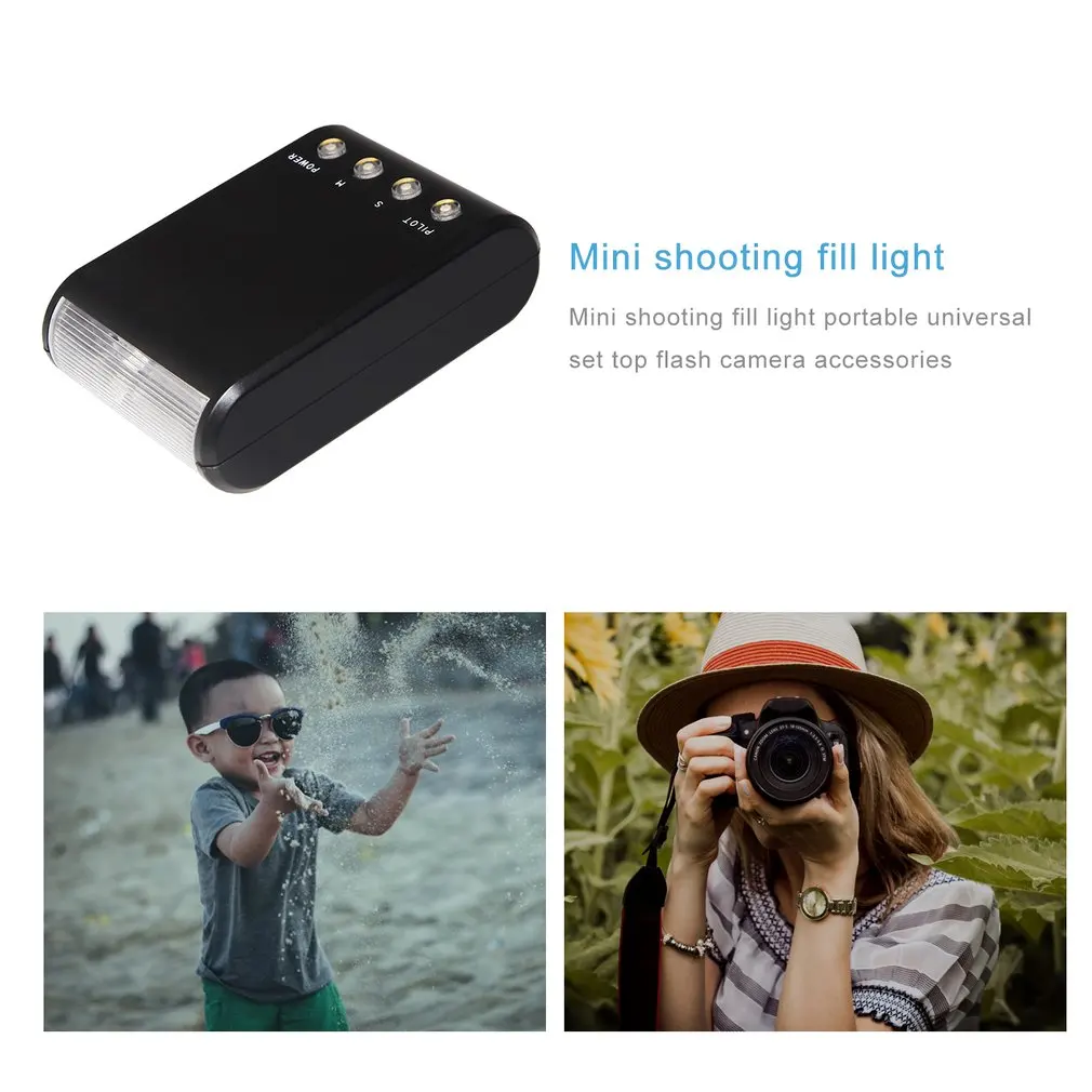 Универсальный совместимый светодиодный мини-вспышка для камеры Speedlite внешний переносной фонарик 8899 для Canon для Nikon для Pentax