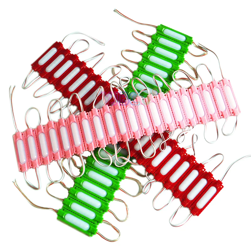 

20pcs DC12V Red/Blue/Green/White/Pink/Warm White LED Moudles High quality Light for advertisement sign board Backlights