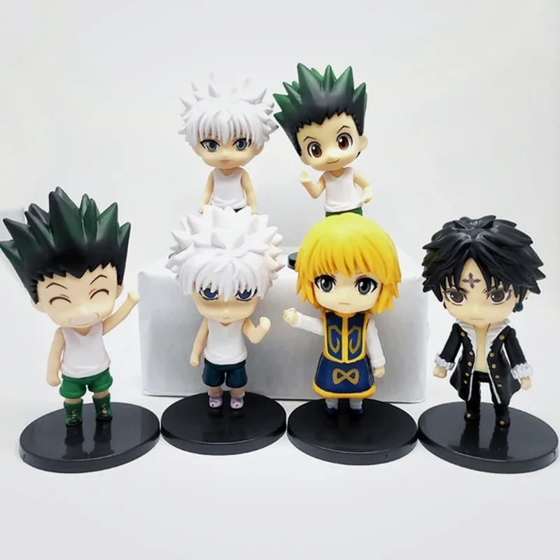 

Hunteres X Hunteres Gon Freecss Killua Zoldyck Anime Action Figure ( 6PCS/SET)