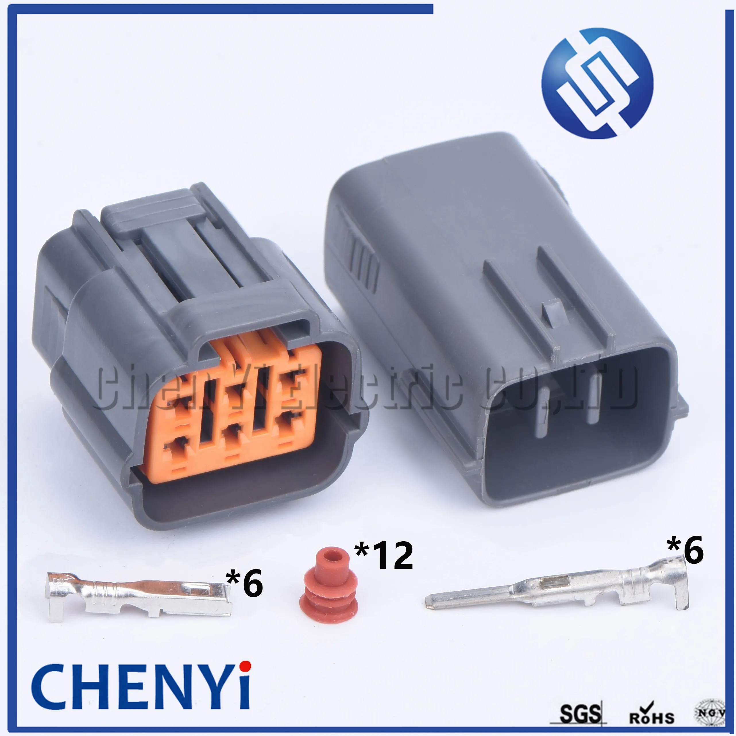 

1 set sumitomo 6 Pin way 6195-0021 6195-0024 Automotive Connector Accelerator Pedal Position Sensor Plug Throttle Pedal Socket