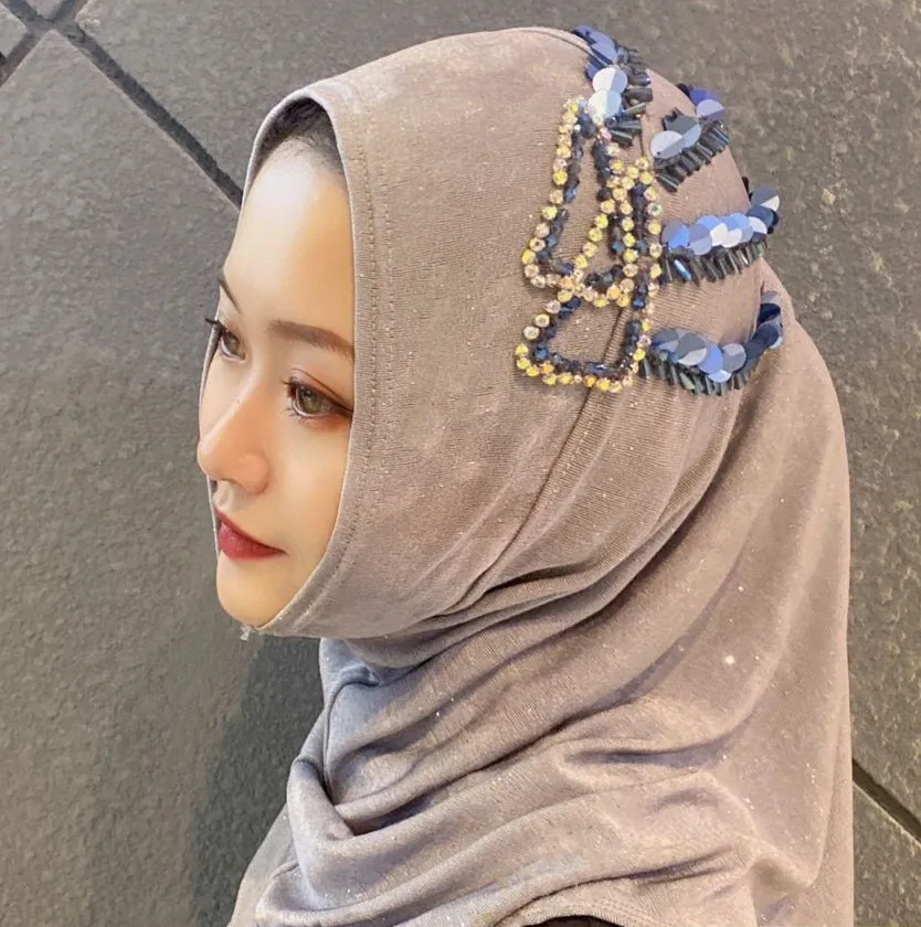 Новый хит сезона модный тюрбан шляпа шарф Мусульманский Хиджаб головной убор Baotou