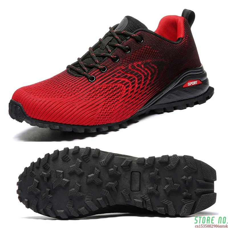 

Men Spring Summer Golf Shoes Breathable Outdoor Athletic Sport Shoes Mens Golf Sneakers Black Red Big Size Golf Trainers For Men