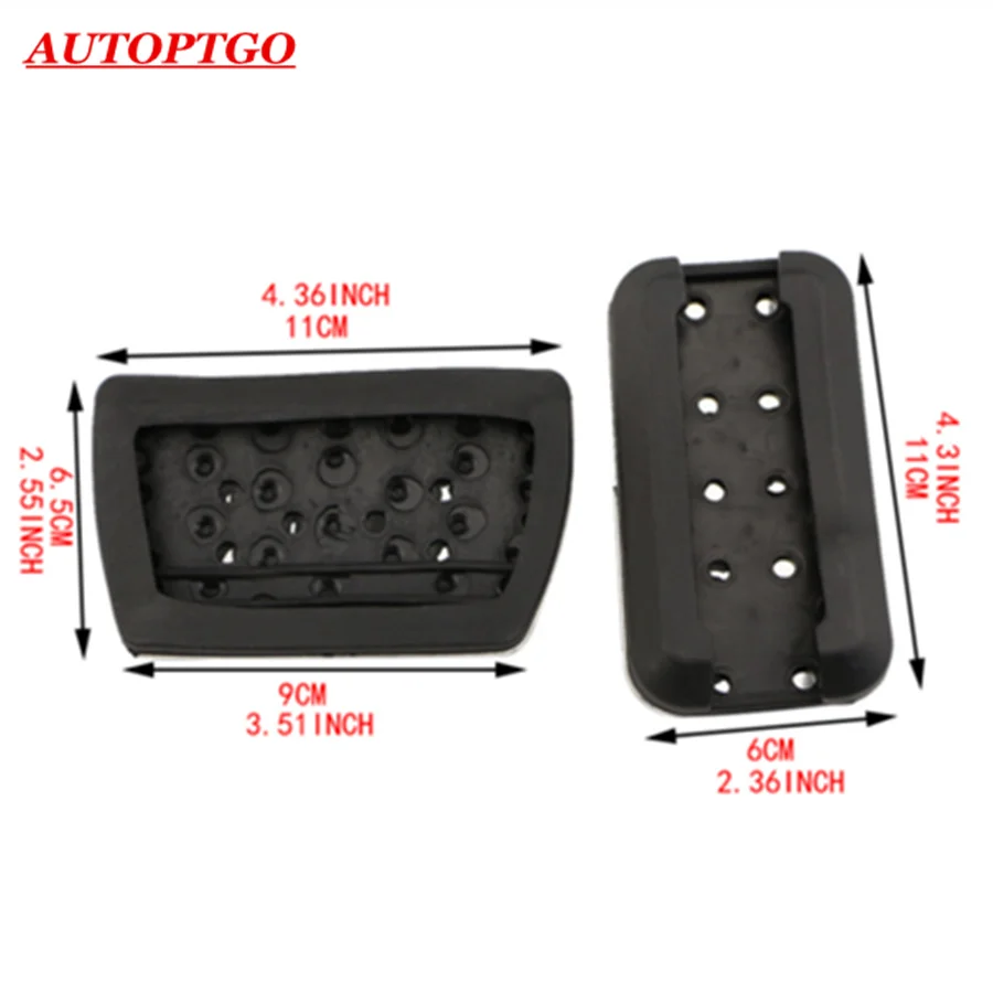 NO Drill AT Accelerator Gas Brake Pedal Pads For Honda Accord Civic CRV CR-V Odyssey Elysion Pilot Jade Car Styling Accessories |