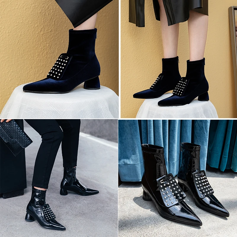 MASADIQI/Женские Ботинки martin женские рыцарские сапоги из натуральной кожи