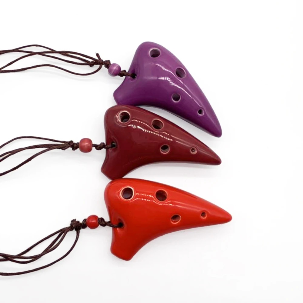 C подводная лодка с 6 отверстиями керамический музыкальный инструмент Ocarina Alto со