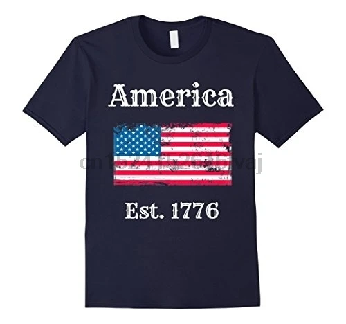 

America Est. 1776 Flag Patriotic Independence Day TShirt Tee