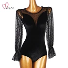 Индивидуальное трико, боди для женских танцев вальса, танго, стандартная одежда, костюм D0100