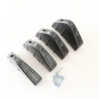 4 шт. Универсальный Автомобильный задний бампер литая Акула спойлер для Honda CRV Accord Odeysey Crosstour FIT Jazz City Civic JADE Crider Spirior