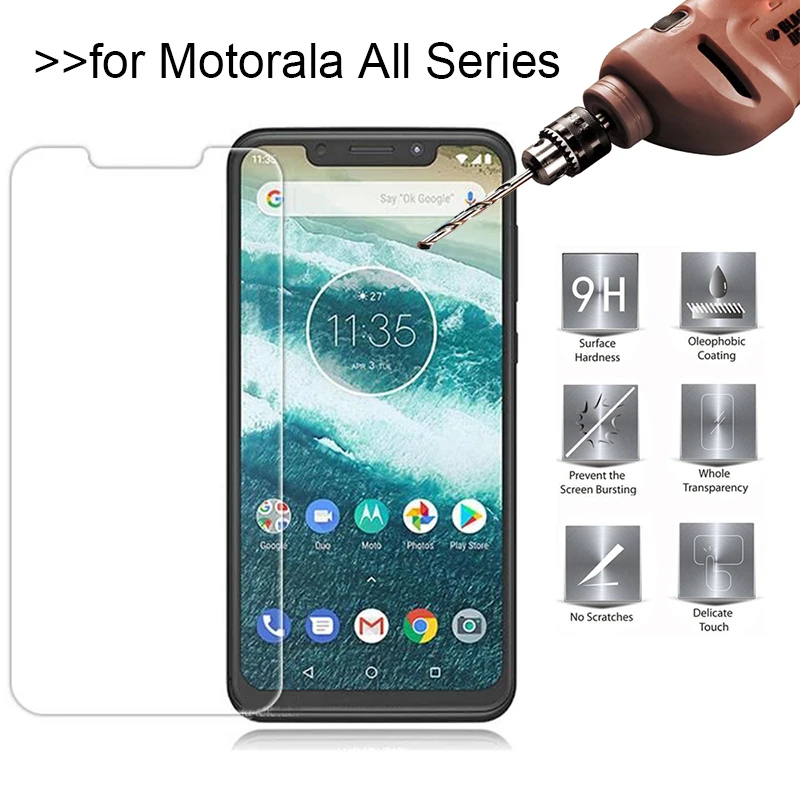Закаленное стекло 9H для Motorola G5S G5 E5 E4 C Plus G2 HD Защита экрана Moto G7 power Play защитная