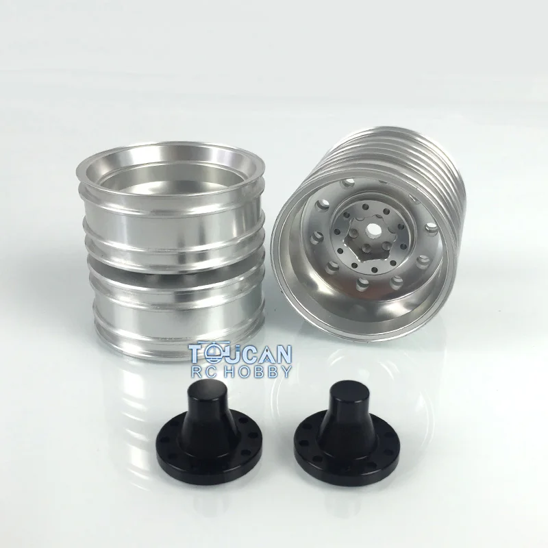 

US Stock LESU Rear Wheels Metal Hub for Model 1/14 RC Trailer Tractor Truck Tamiya DIY TH02497-SMT4