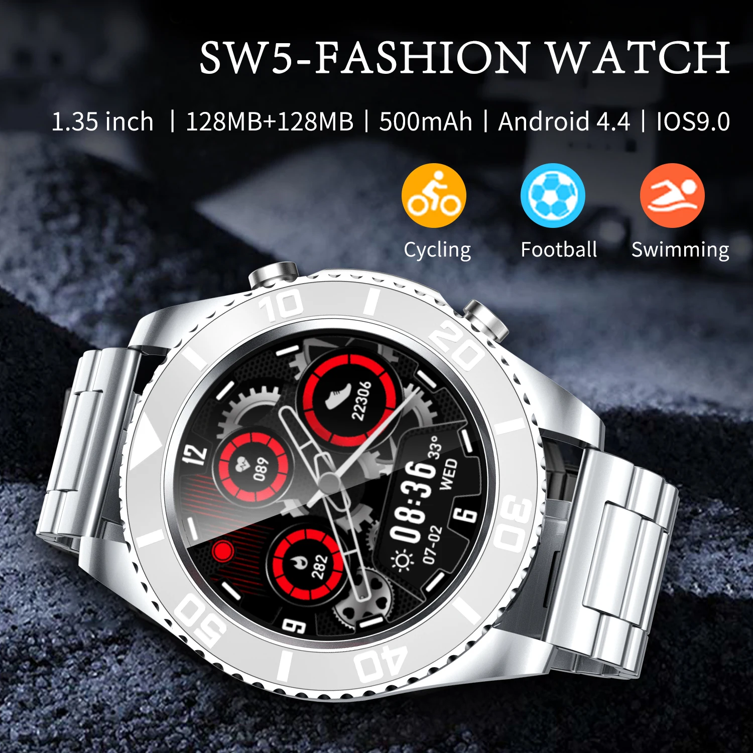 

CHYCET NEW MenSmart Watch Smartwatch Women Heart Rate Monitor Full Touch Sports Clock Waterproof for Huawei IOS Android Xiaomi