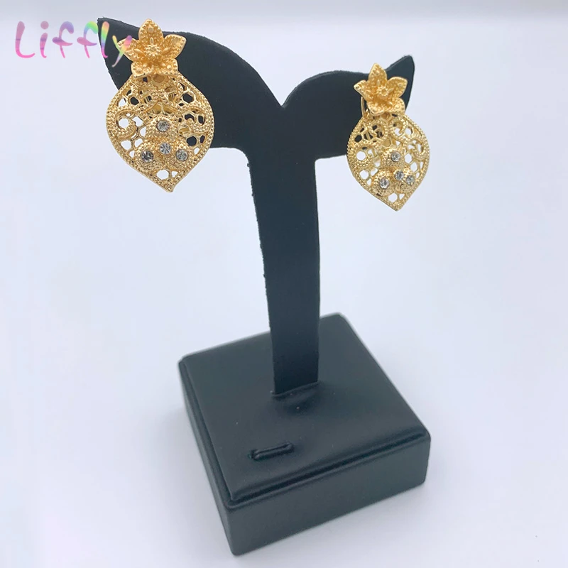 Роскошный набор золотого ожерелья для женщин Дубай золотые Ювелирные наборы