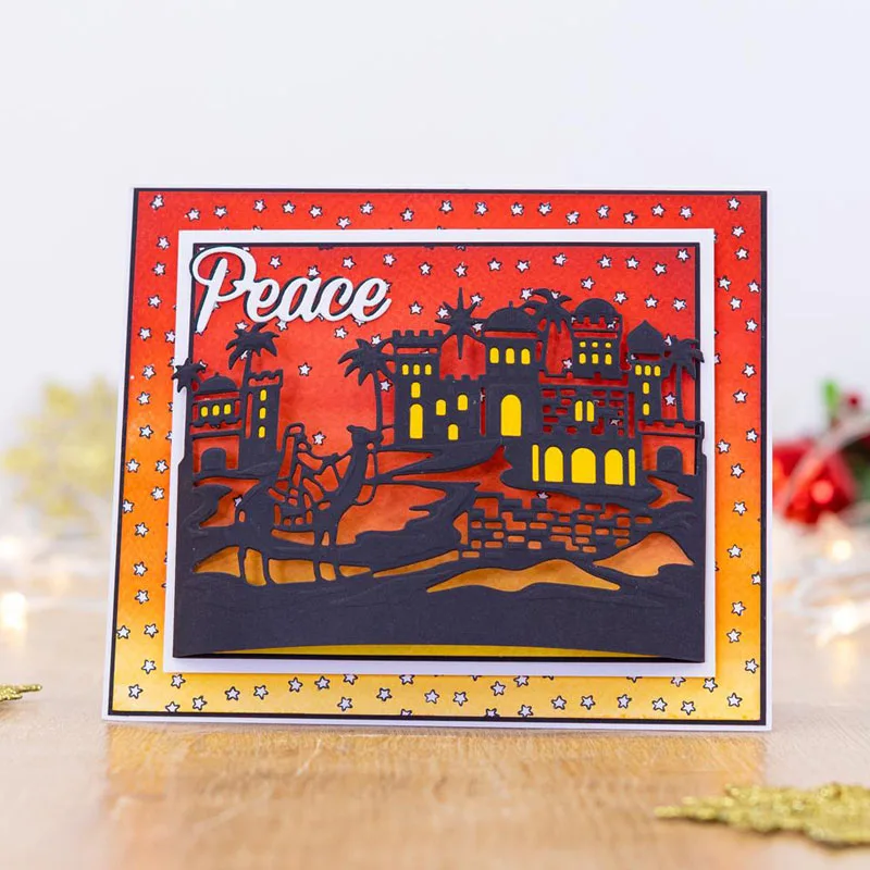 Цветочная елка подарок дом снежинки Животные Олень Счастливого Рождества