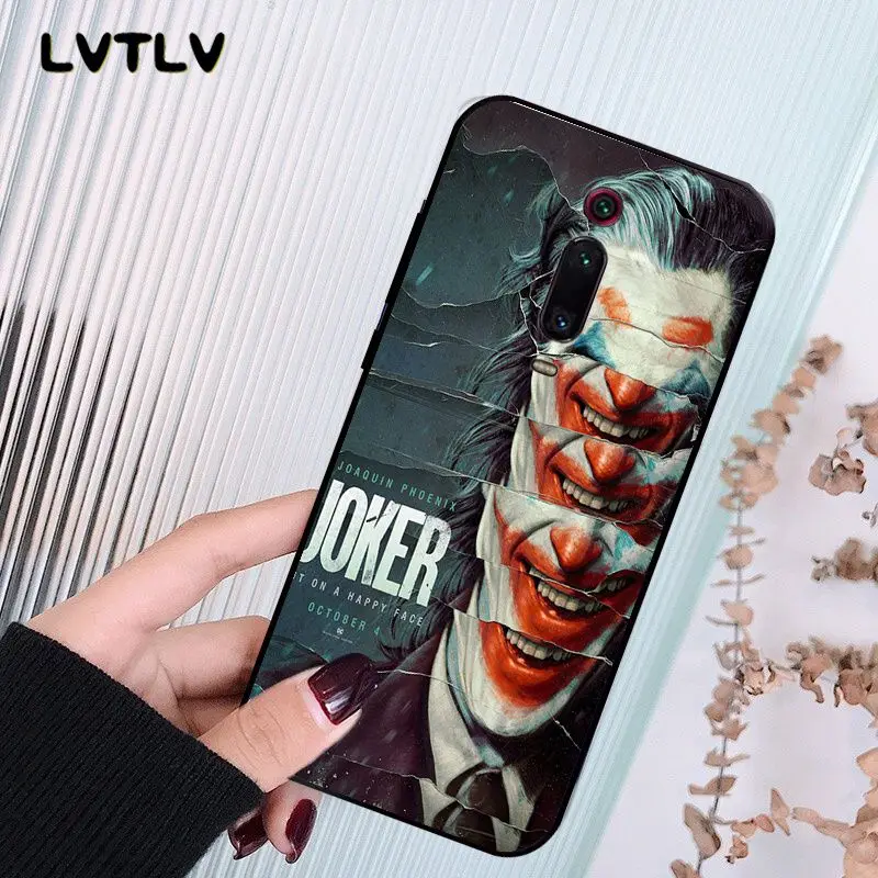 LVTLV Джокер 2019 хоакином Фениксом мягкий черный чехол для телефона Xiaomi 8 9 se 5X Redmi 6pro 6A