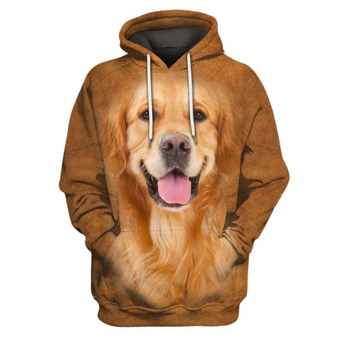 

2020 Autumn New Casual Loose Pullover Sweater D Printed Pure Black Dog Pullover Male
