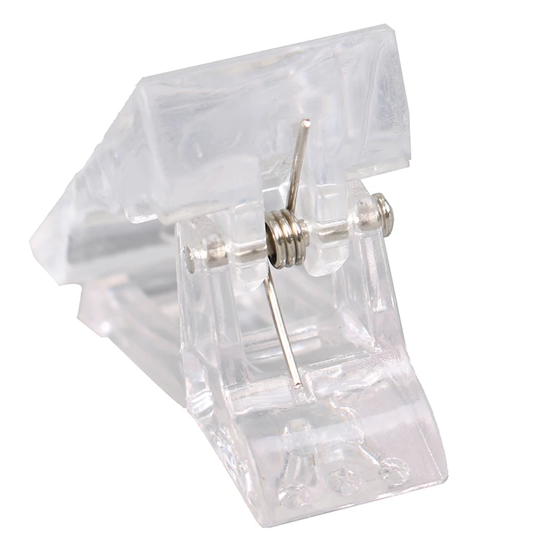 

5pcs Quick Building Nail Tips Clip Assistant Tool DIY Manicure Plastic Extension Clamp Mabicure Tool