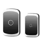 Умная сигнализация для домашней безопасности, беспроводной дверной звонок, дверной звонок для умного дома, сигнализация со светодиодсветильник кой, 36 песен, водонепроницаемая сенсорная кнопка