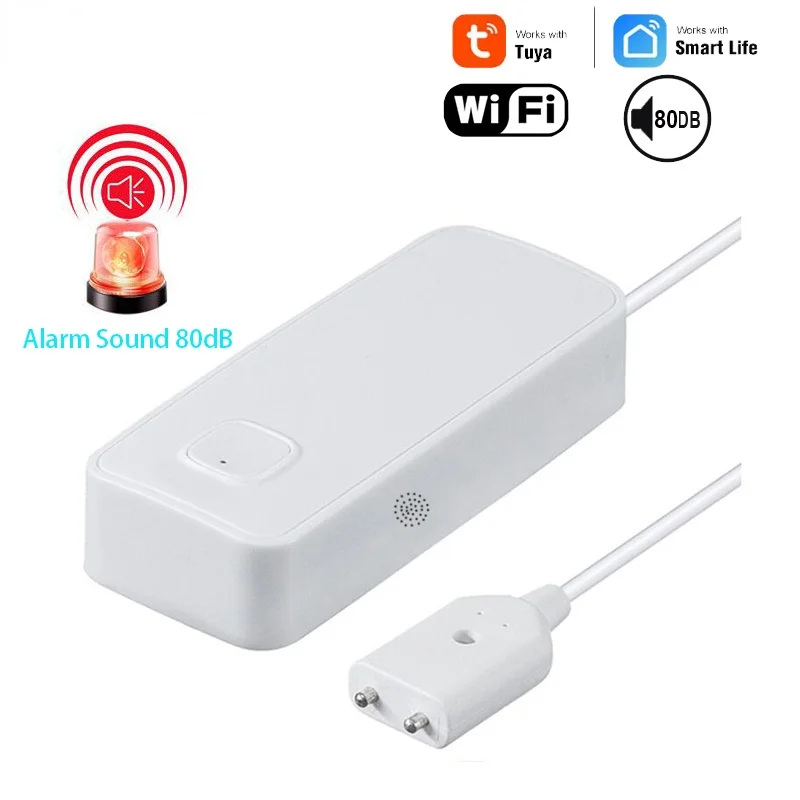 

YUNZE Wifi детектор воды 80 дБ звуковой сигнал Tuya Smart life датчик утечки воды или 433 МГц детектор воды 1527 Тип