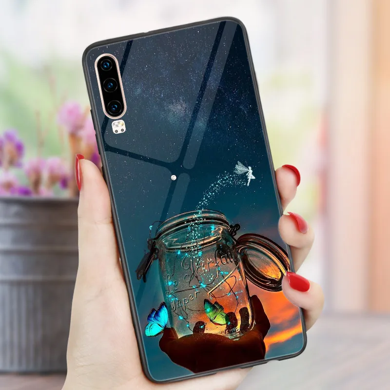 Глянцевый яркий чехол для Huawei P Smart Z 2019 P30 Lite P20 P40 E Pro Lite|Бамперы| |