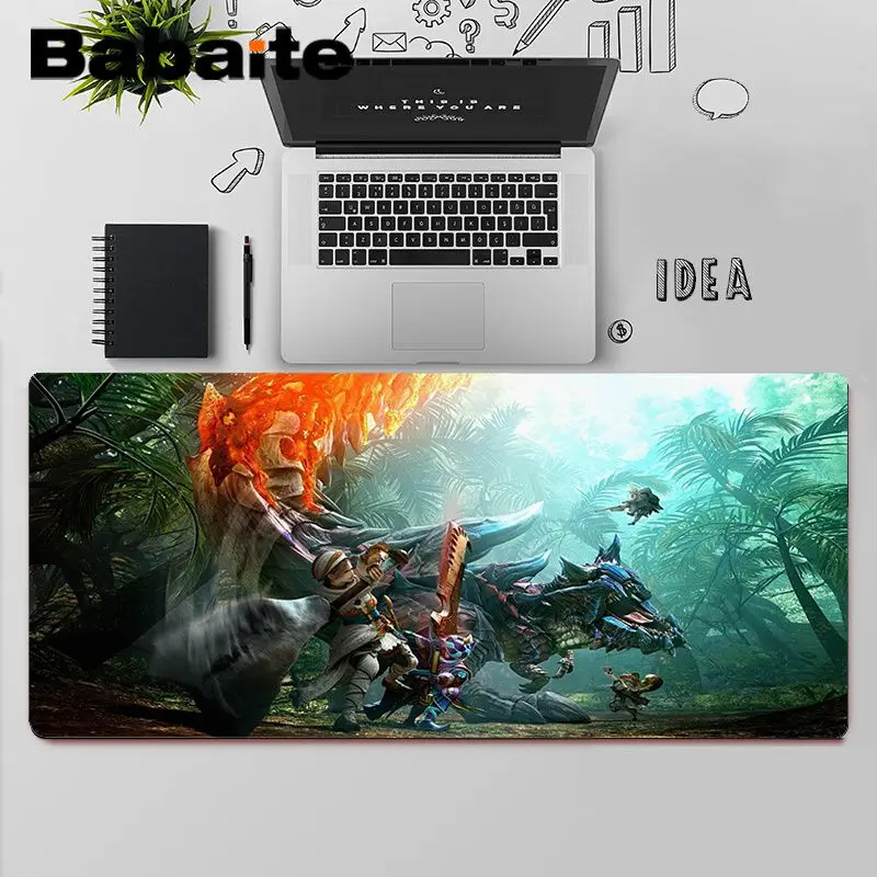 

Babaite Top Quality monster hunter Rubber Mouse Durable Desktop Mousepad Free Shipping Large Mouse Pad Keyboards Mat