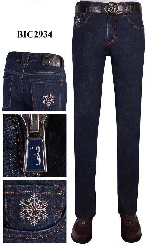 

men BILLIONAIRE Jeans 2021 launching Fashion embroidery pattern solid color high fabric gentleman variou size free shipping