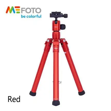 MEFOTO MF05 Профессиональный штатив SLR камера 5 секций Reflexed монопод портативный Auminium фотографический кронштейн аксессуарный - Цвет: Черный