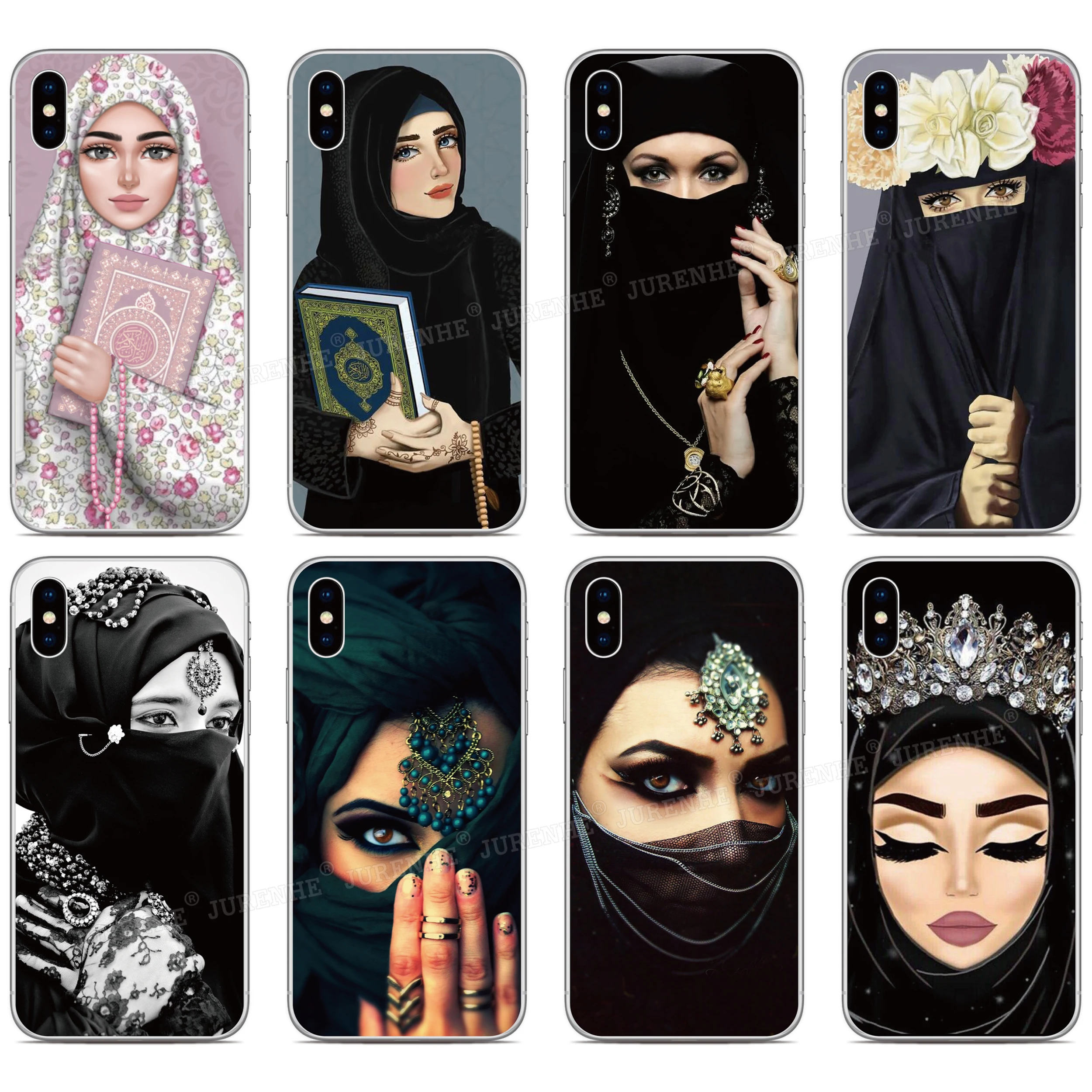 

Muslim Islamic Girl Cover For BQ Aquaris X2 X Pro U U2 Lite V X5 E5 M5 E5s C VS Vsmart JOY Active 1 Plus 5035 5059 Phone Case