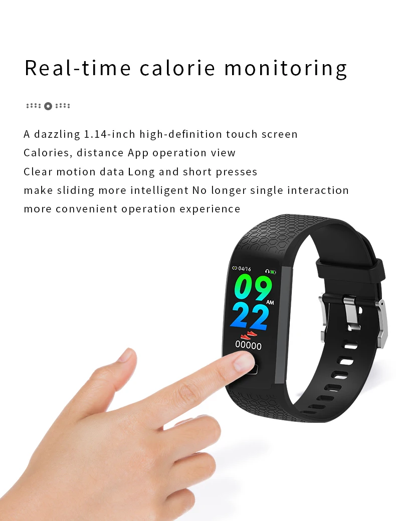 ONEMIX Fashion Smart Fitness Watch Waterproof Sport Pedomoter Oxygen Blood Pressure Monitor Accurate Step Counter Bracelets