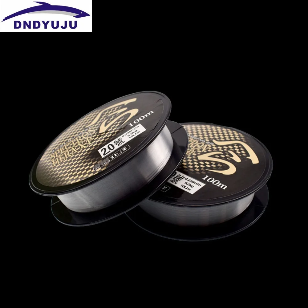 DNDYUJU 100 м рыболовная леска нейлоновая Япония импортное сырье прочная однонитевая