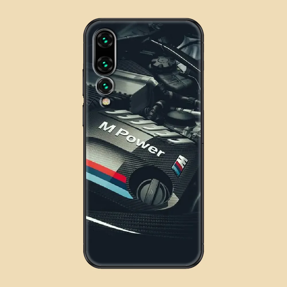 

Car B W M Phone case For Huawei P Mate P10 P20 P30 P40 10 20 Smart Z Pro Lite 2019 black art hoesjes 3D shell trend bumper