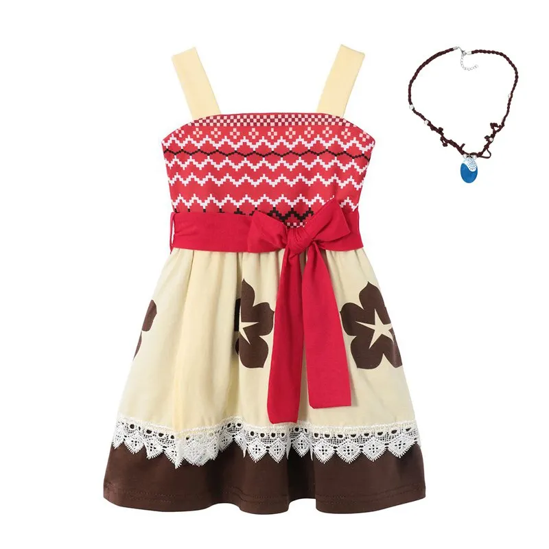 Детское хлопковое платье принцессы Белль Микки Минни Эльза Анна Моана Капитан