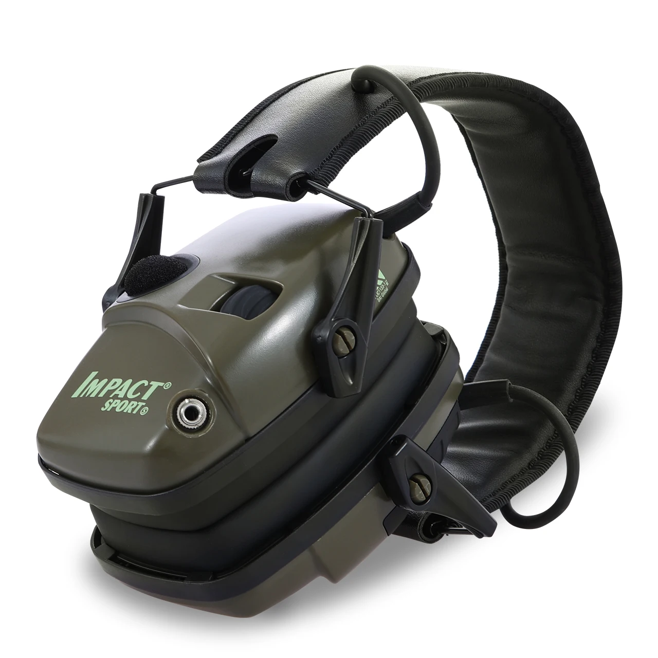 

WITH CASE Green Electronic Shooting Earmuff Outdoor Sports Anti-noise Headset Impact Sound Hearing Protective Headset