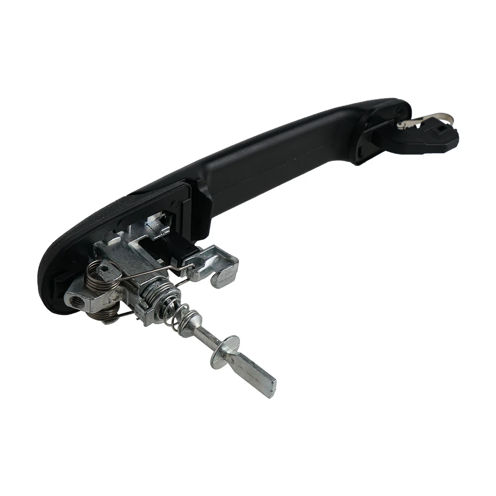 

Pair Front Left Right Door Handles with 4 Keys Plastic Metal Black for Polo Sharan Ford Seat Alhambra 1996-2010