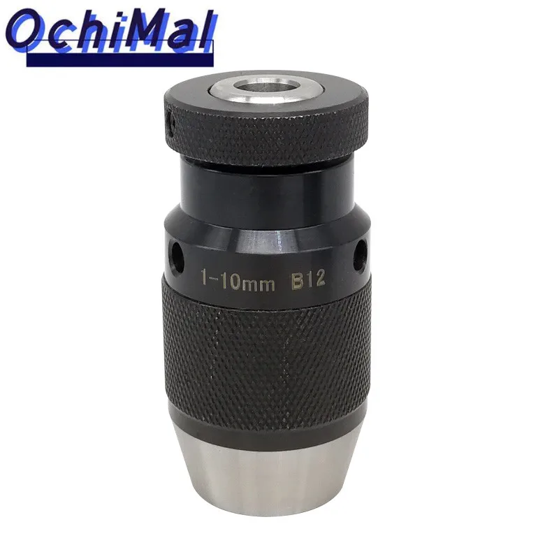 1pcs b10 b12 b16 b18 chuck keyless drill chuck 1-13 3/8-24UNF 1/2 20UNF for CNC drilling machine