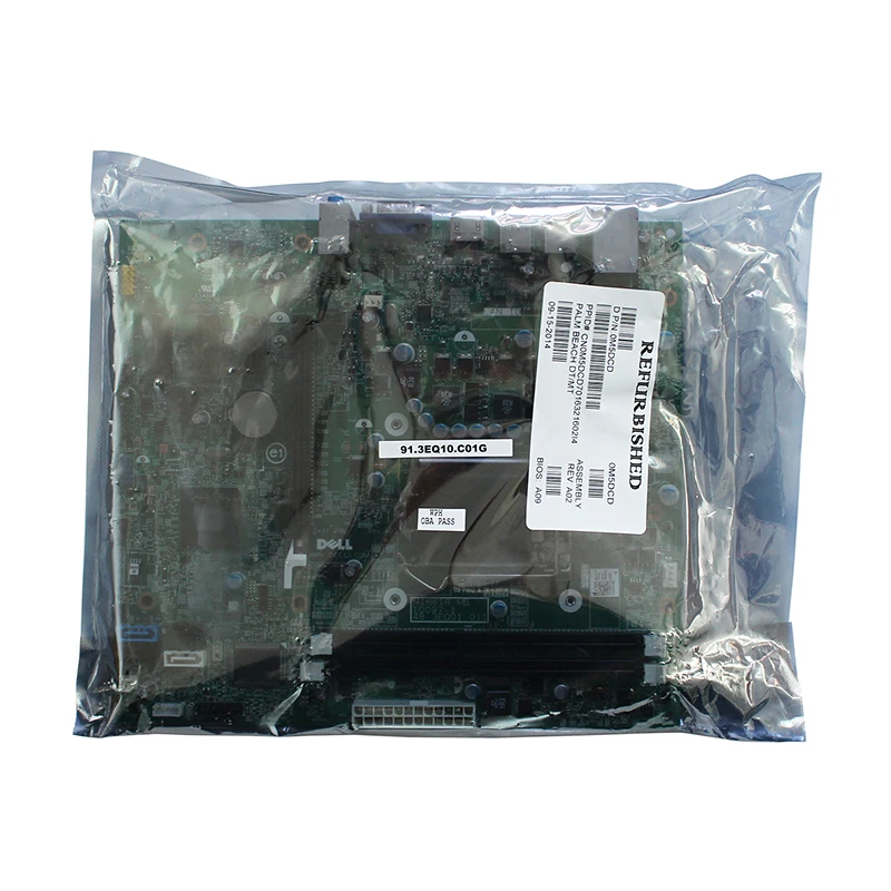 Для Dell OptiPlex OPX 390 390DT 390MT H61 настольный материнская плата MB Intel LGA 1155 DDR3 MIH61R 0M5DCD 10097-1 48.3EQ01.011