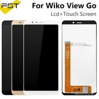 for wiko view go lcd display with touch screen digitizer mobile phone accessories for wiko view go lcd screen sensor with frame