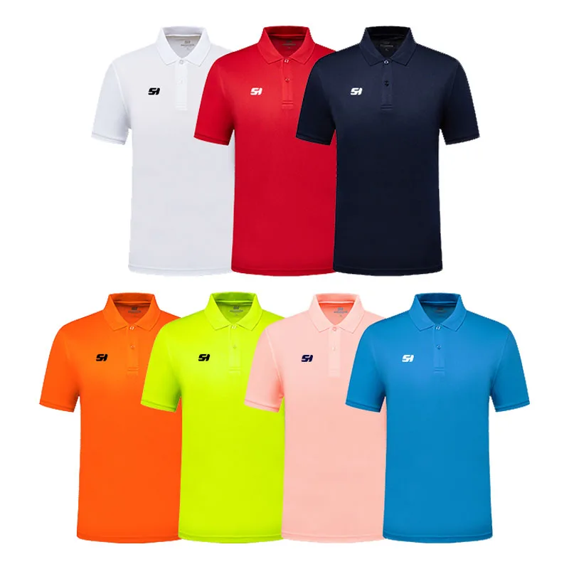 SANHENG Brand Summer Cheap Casual Short-Sleeved Polo Suit Personal Company Group LOGO Custom POLO Shirt Men And Women Custom