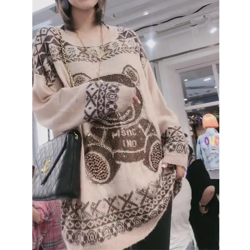 Осень 2019 костюм с круглым вырезом платье длинный рукав вязаный без подкладки