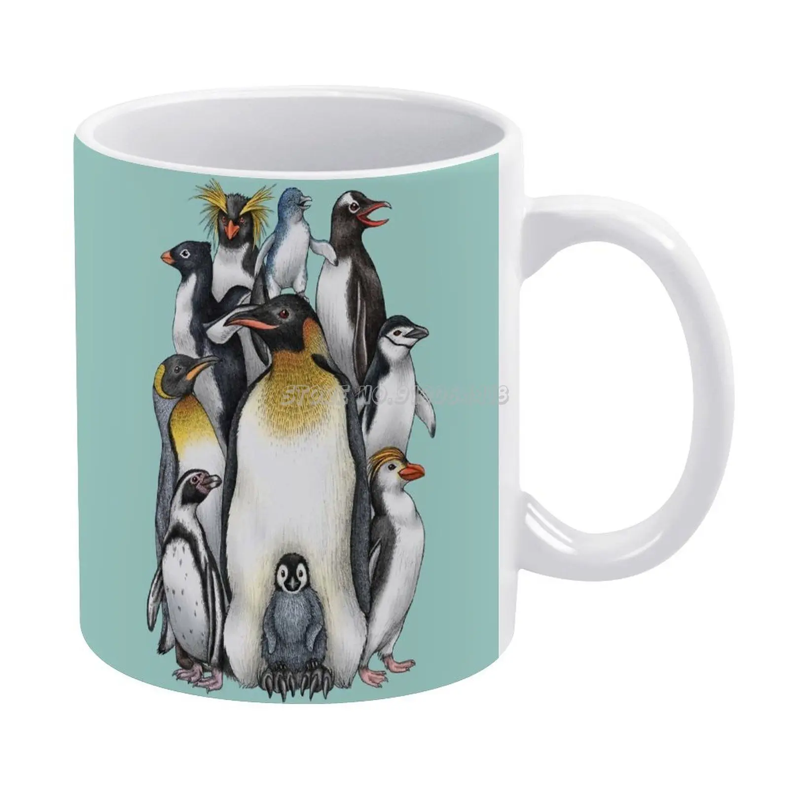 Кофейные кружки в виде пингвина керамическая кружка чайная чашка индивидуальная