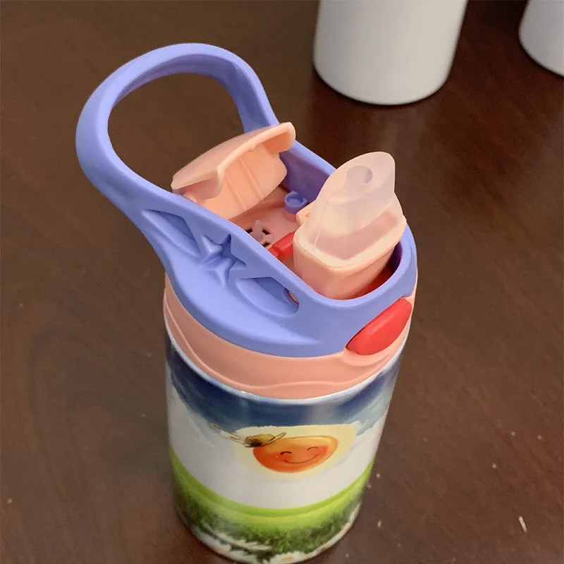 15 шт./лот 350 мл DIY сублимационная чашка Sippy Белая пустая бутылка для воды с