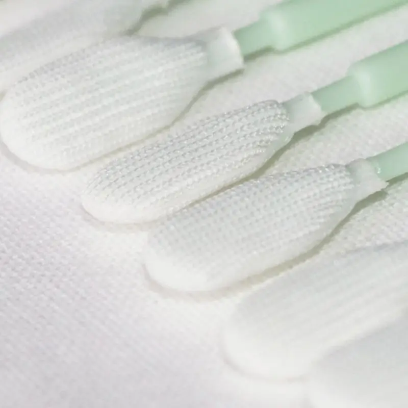 

50Pcs/Pack Double Layer Cotton Wrap Foam Tip Cleaning Swab Sponge Sticks for Solvent Format Inkjet Printer Optical Equipment