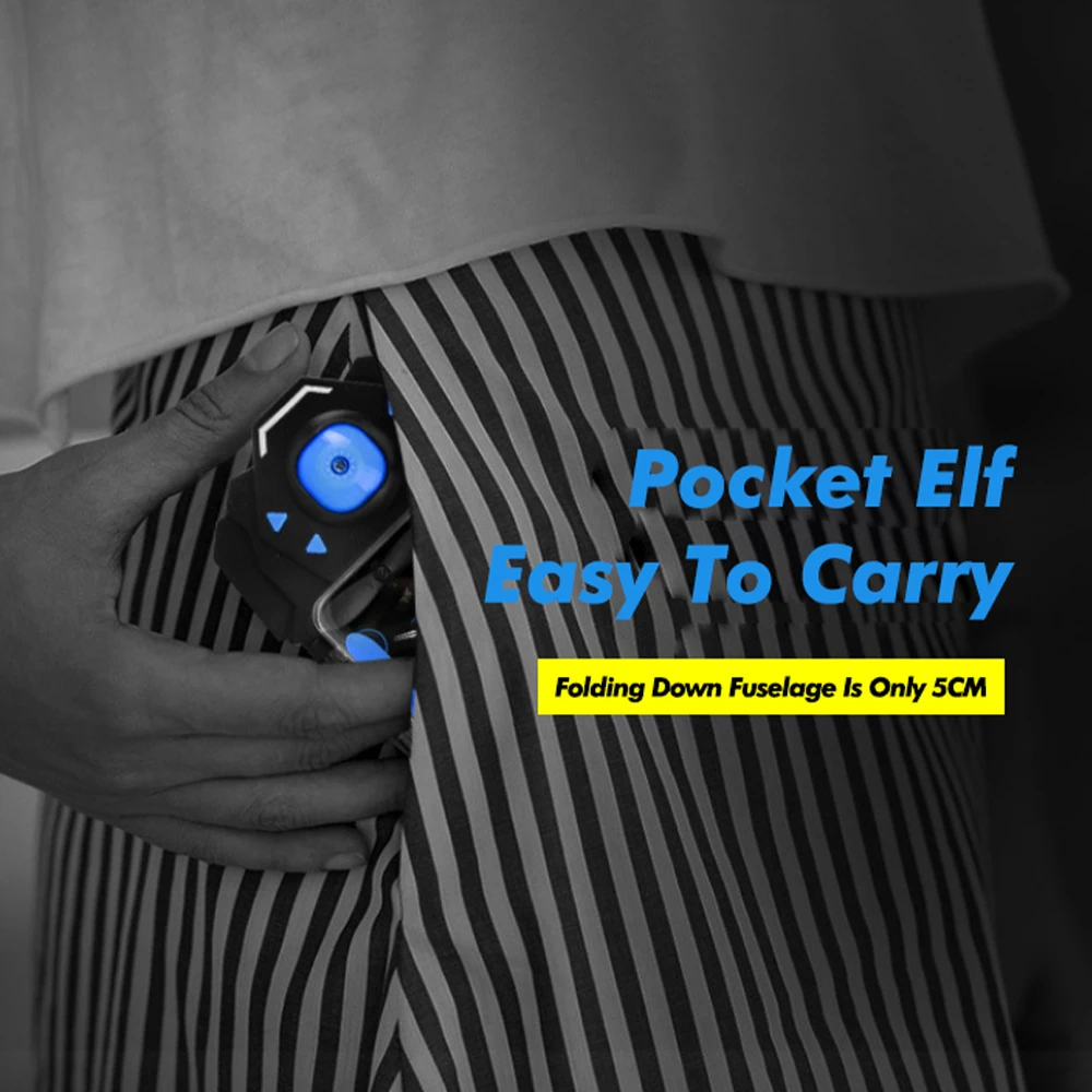 Мини-Дрон Floding 5 см карманная маленькая HD камера Легко управляемый Квадрокоптер