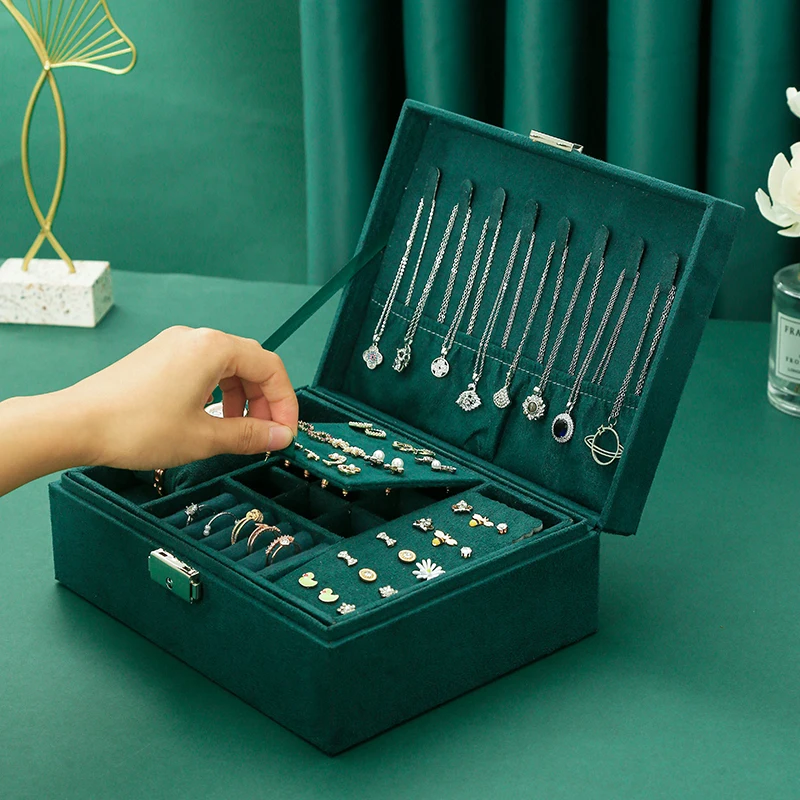 Новинка 2021 полиуретановая шкатулка для ювелирных изделий Органайзер часы серьги