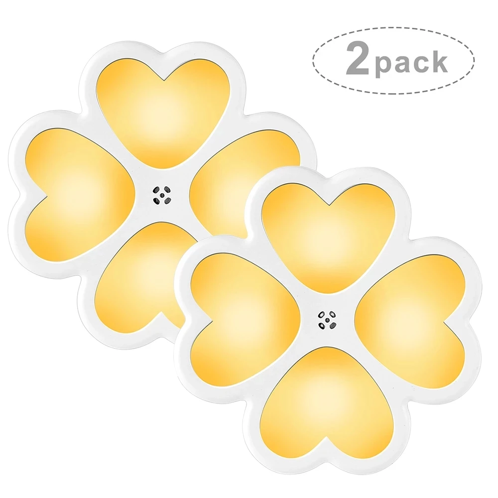 

Светодиодный ночник с умным датчиком, прикровасветильник лампа с Европейской/американской вилкой, автоматическое ВКЛ./ВЫКЛ., энергосберегающее освещение для спальни, дорожек, туалета