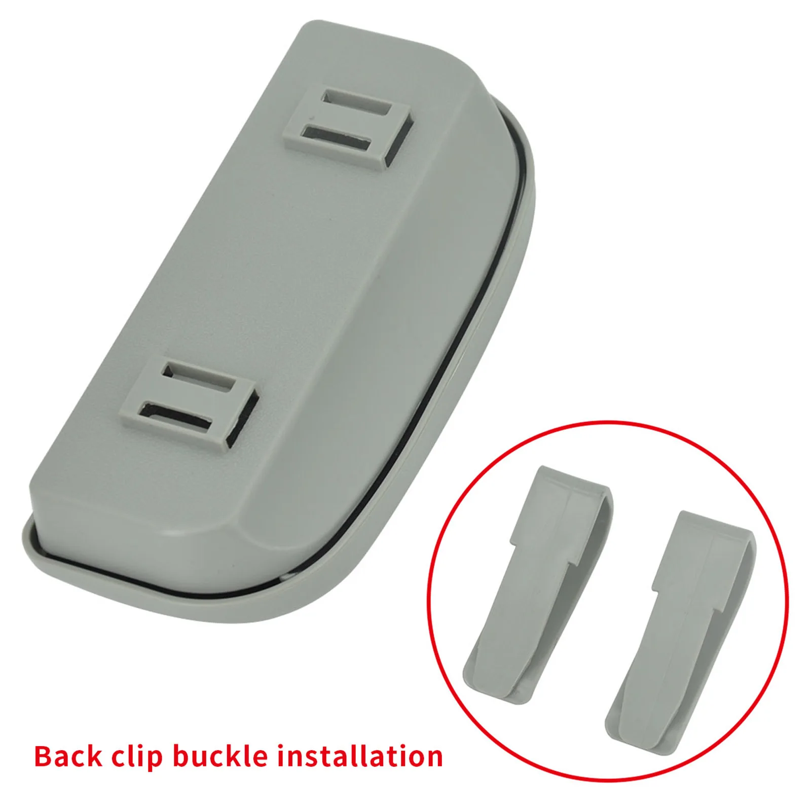 Чехол для автомобильных очков футляр хранения солнцезащитных черный серый