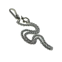 stainless steel wheat wallet jean trousers biker chains chainmaille d shackle simple u 6mm wire hook fishhook connector