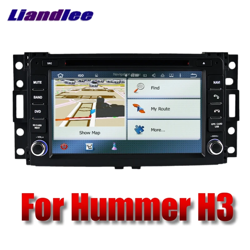 Автомобильный мультимедийный плеер Liandlee NAVI для Hummer H3 2006 ~ 2010 радио с сенсорным