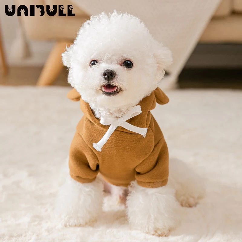 

New Christmas Three-dimensional Elk Cat Transformation Dress Mi Autumn and Winter Small Dog Dog Funny Pet Two-legged Sweater