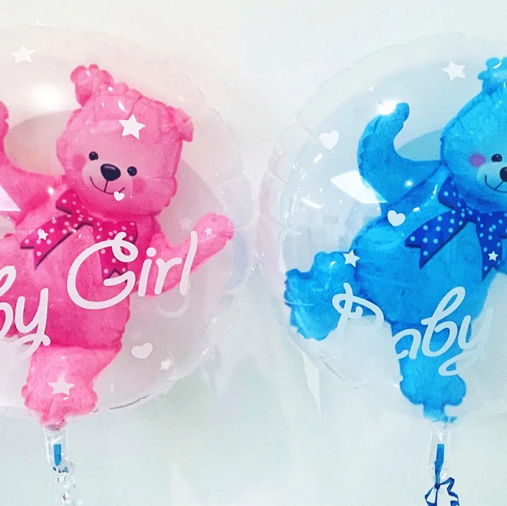 Воздушные шары 24 дюйма в виде медведя для маленьких мальчиков и девочек