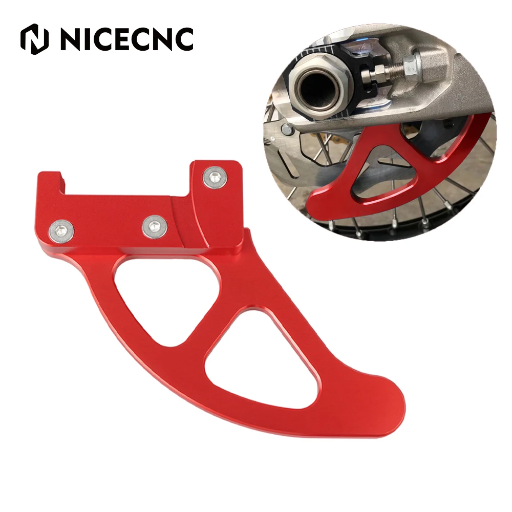 

NICECNC Rear Brake Disc Rotor Guard Cover Protector For GASGAS GAS GAS EC 250 350 F 250F 350F 21-22 Husqvarna TE i FE 150-501 22